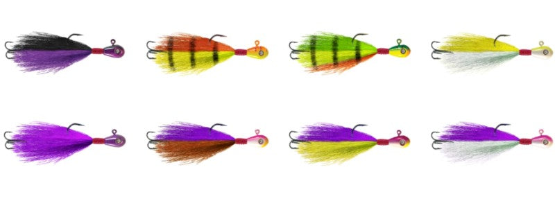 Kalin's Google Eye Hair Jig With Stinger Hook - Walleye Lures