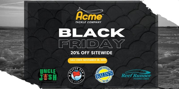 Acme Tackle Company Launches 20% Off Sitewide Sale on Fishing Tackle!