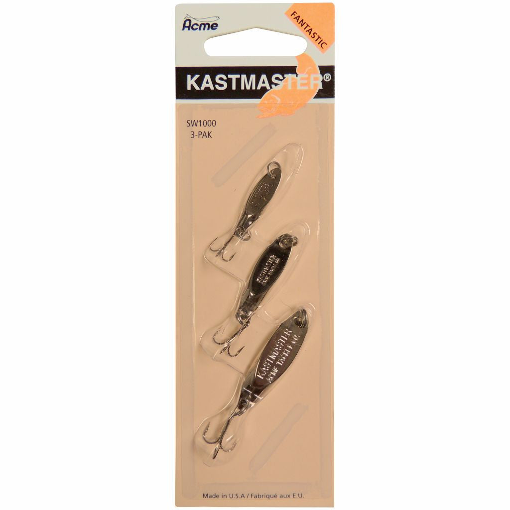 Kastmaster 3 Pack Assorted Sizes Acme Tackle Company