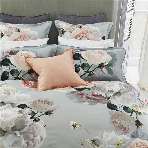 Peonia Grande Zinc Duvet Covers Shams