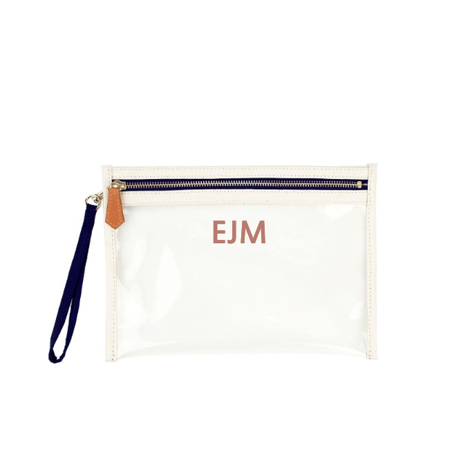 clear zipper pouch