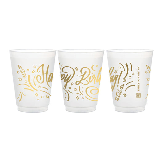 Nice Frosted Party Cups – Cami Monet