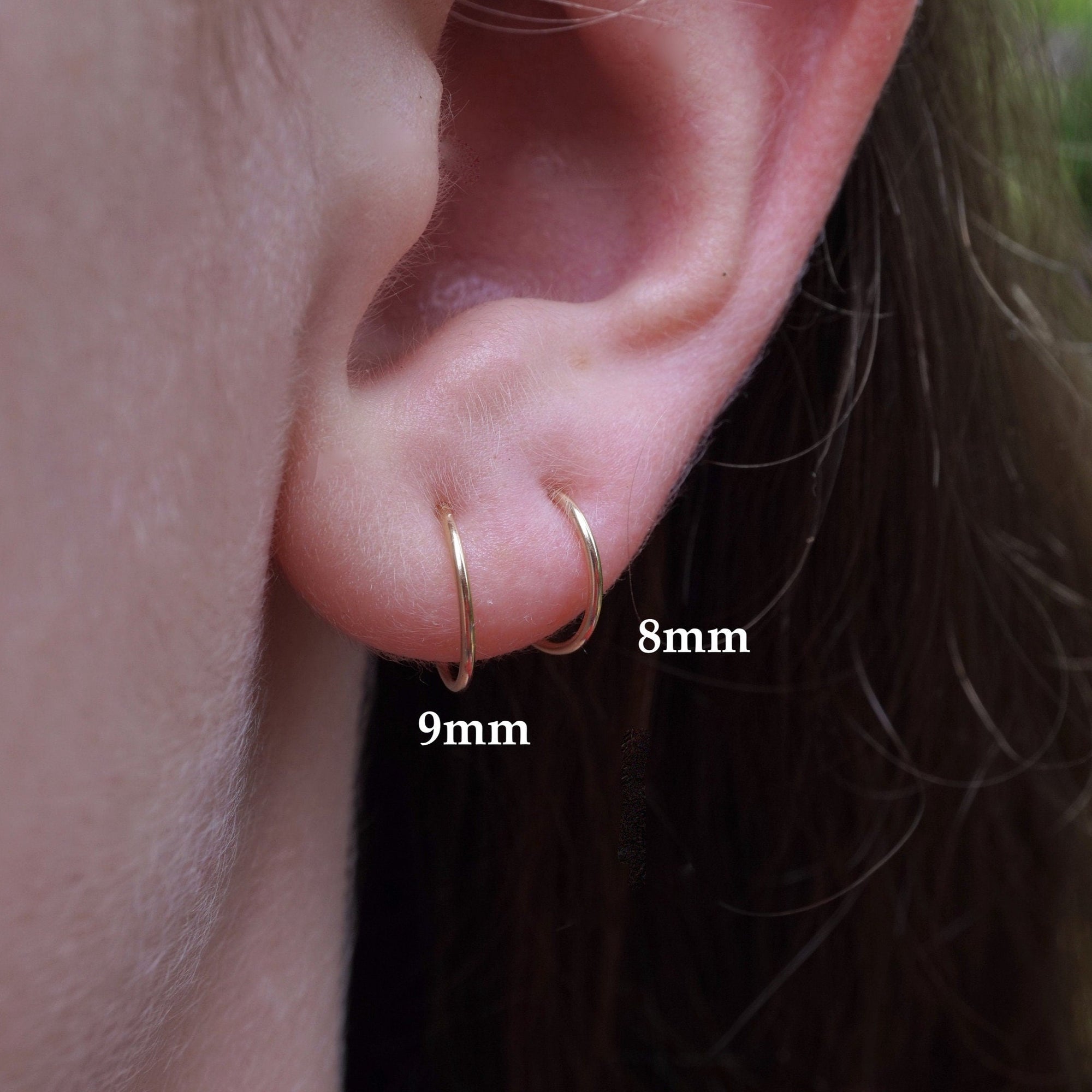 Tragus Piercing Trilogy Mini Hoop Tragus Hoop Cartilage 