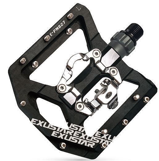 Exustar E-PM827 Dual-interface SPD Platform Pedals – The Bikesmiths