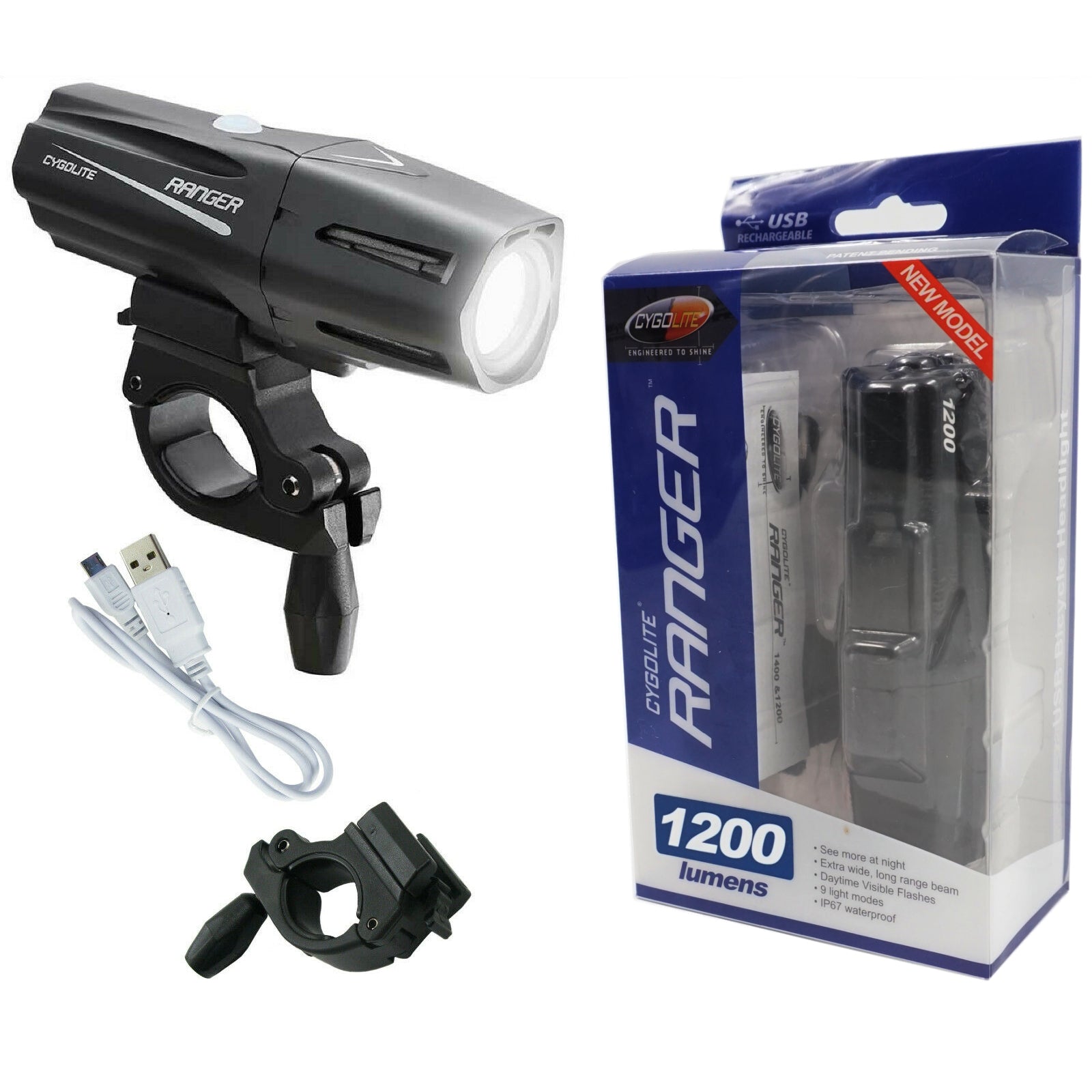 Cygolite Ranger 1200 Lumens USB 