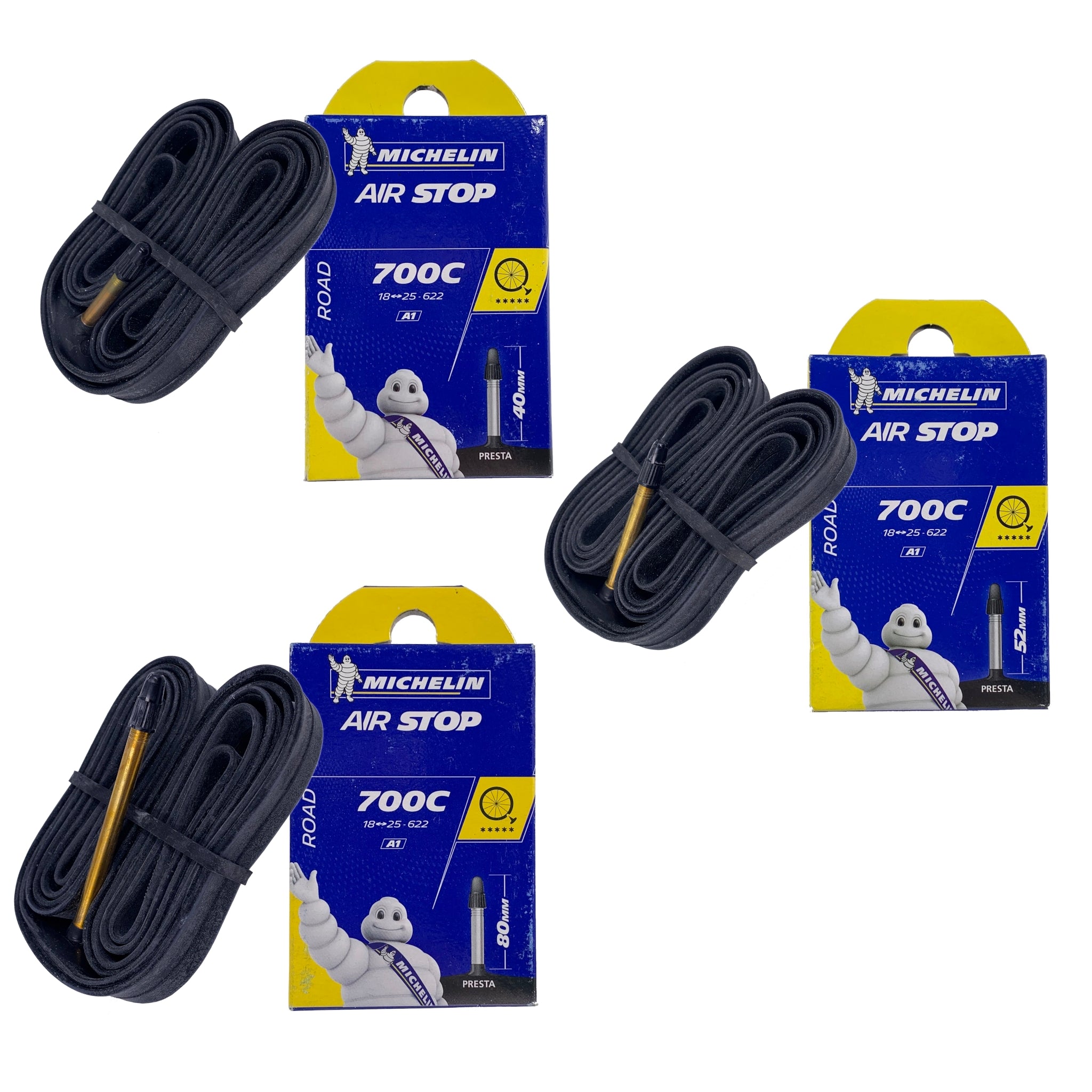 Michelin Airstop Motorcycle Inner Tube 325 x 19, 350 x 19, 400 x 19, 410 x  19, 90/100-19, 100/90-19, 110/90-19, 110/80-19, 120/60-19