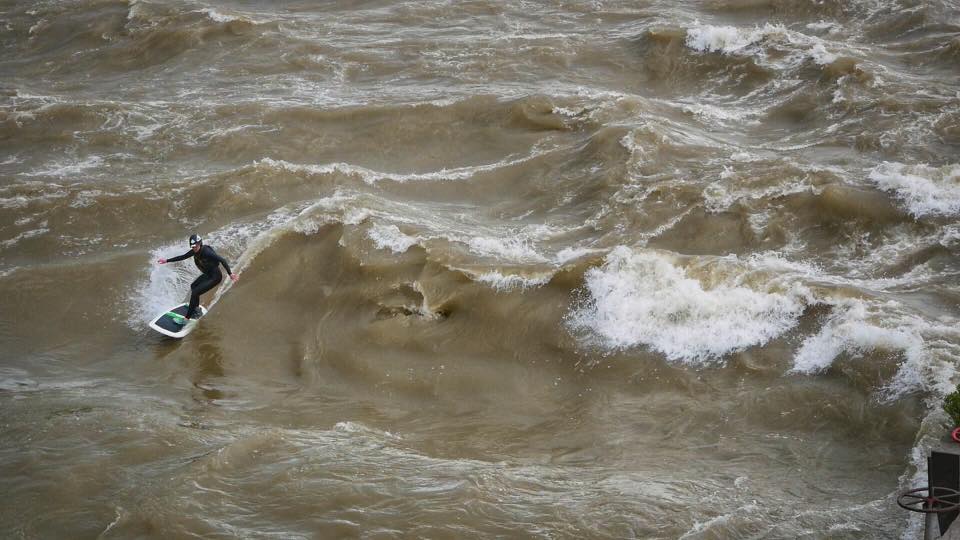 Glenwood River Surfing Highwater