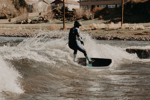 River surfing in Bend Oregon.