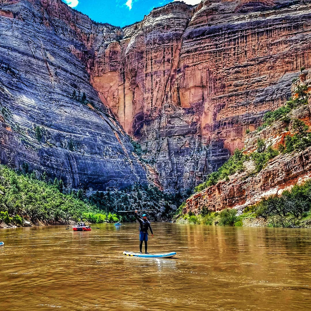 Yampa Sup Paddler