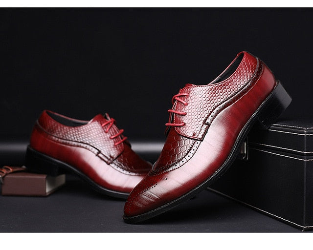 leather shoes design for man