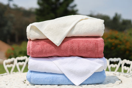 Texere 100% Organic Cotton Diamond Jacquard Towel Set