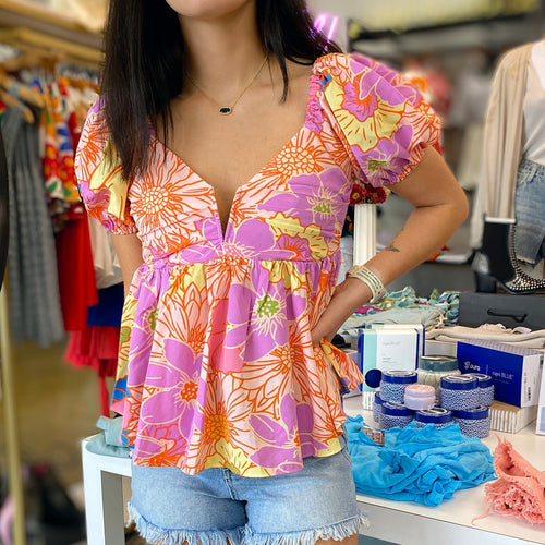 Island Floral Top