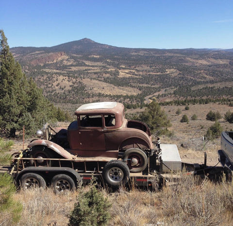 model t ford ironandsteele hot rod rat rod farm find iron and steele model a coupe 