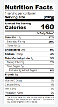 Tahini Caramel Protein Balls Nutritional Facts