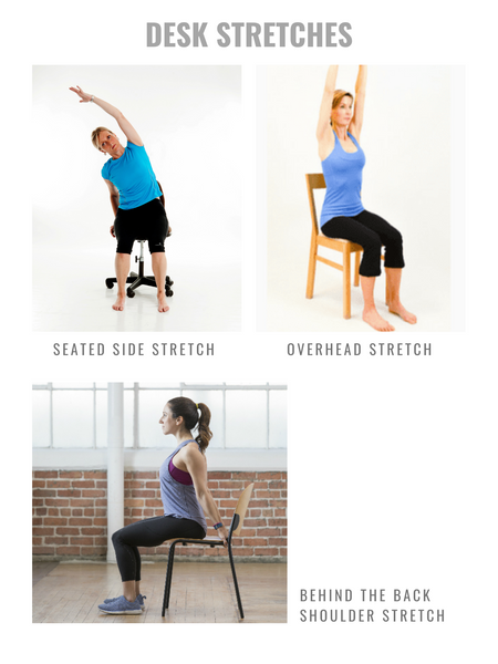 Easy desk stretches 