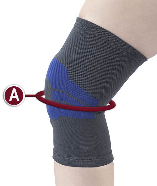 2436 / KNEE SUPPORT WITH COMPRESSION GEL INSERT — FAR HILLS