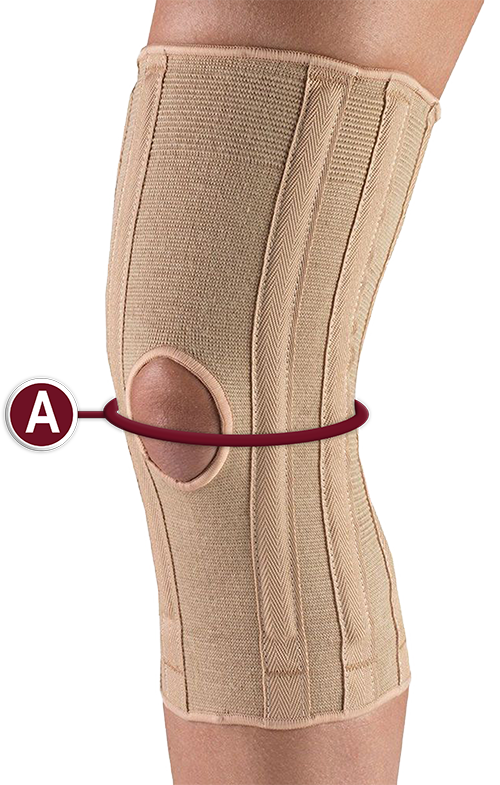 2553 / KNEE SUPPORT - SPIRAL STAYS – OTCBrace