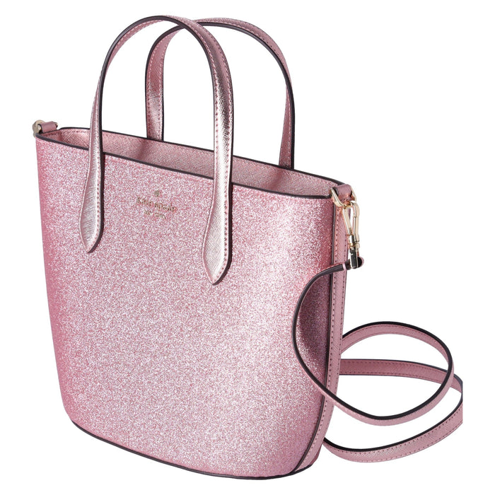 Kate Spade New York Glimmer Glitter Pochette Bag Detachable Strap In Mitten  Pink: Handbags: Amazon.com