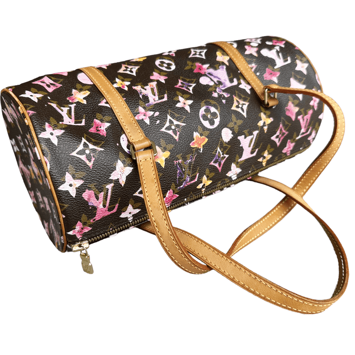 Louis Vuitton Aquarelle Papillon Frame Bag - Brown Handle Bags