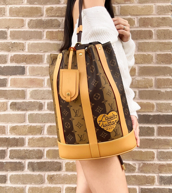 LOUIS VUITTON REVERSE MONOGRAM EAST WEST ON THE GO TOTE