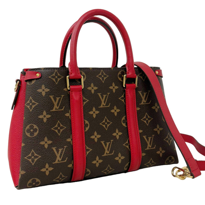 Louis Vuitton Soufflot BB Tote Small Satchel Crossbody Monogram Canvas Brown