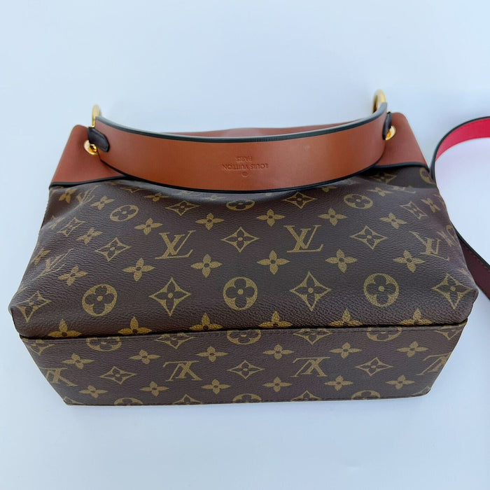 Louis Vuitton Tuileries Hobo Monogram Canvas with Leather With Receipt