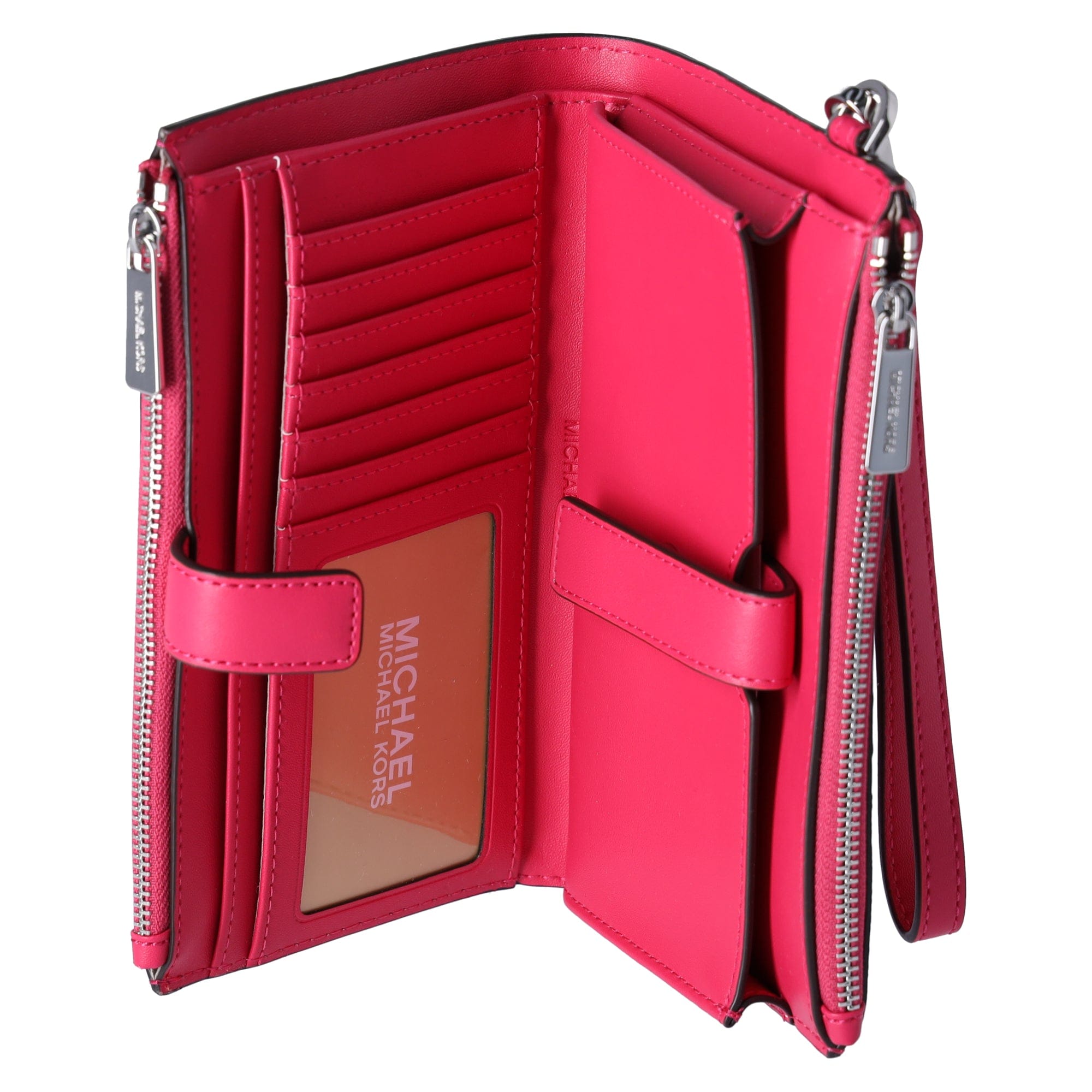 Fashion Women Long Wallet Large Capacity Pu Leather Double Zipper Purse  Card Holder Wallets Cellphone Coin Pocket Money Bag - Wallets - AliExpress