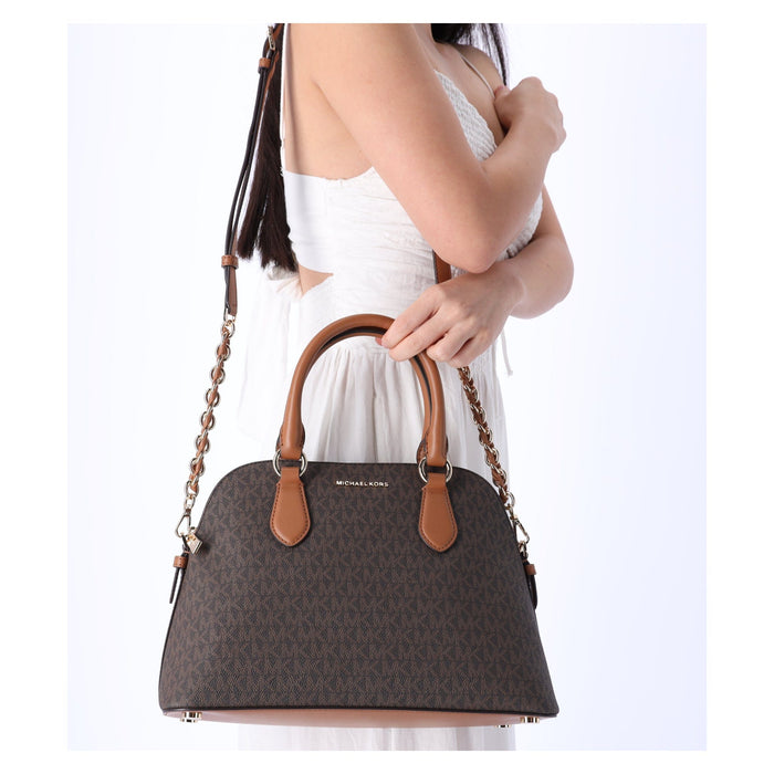 Michael Kors Marilyn Medium Satchel Brown/Acorn One Size: Handbags:  Amazon.com