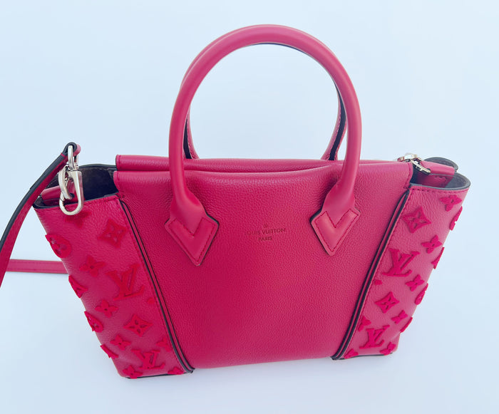 Louis Vuitton Veau Cachemire W BB Tote Red