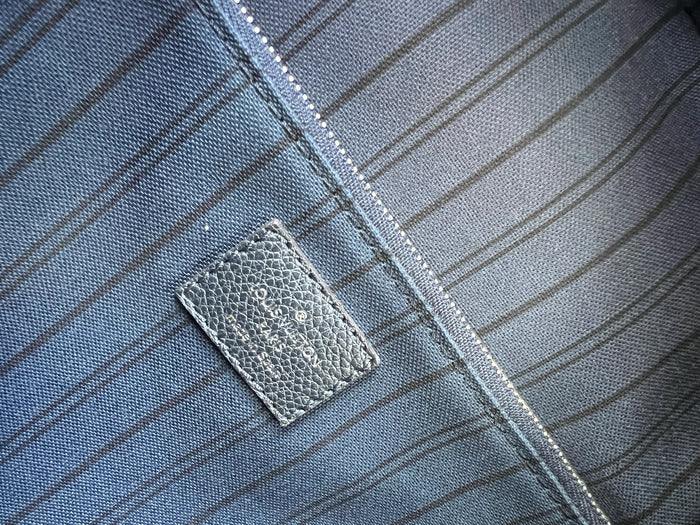 Blue Spinach Pre-loved Louis Vuitton Black Empreinte Sorbonne Backpack