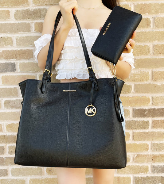 mk black handbag