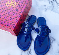 tory burch blue miller sandal