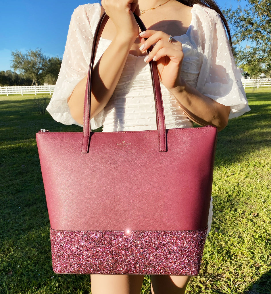 Ramey Greta Court Glitter Ramey Dusty Peony Crossbody Bag - Seven Season