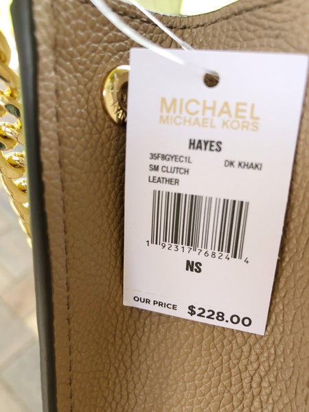 michael kors hayes small clutch