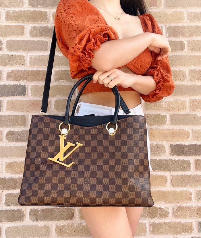 Louis Vuitton Damier Ebene Riverside Satchel Shoulder Bag - A World Of  Goods For You, LLC