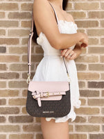 Michael Kors Mirella Small Logo Crossbody Bag - Dark Powder Blush Pink •  Price »