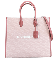 Michael Kors Kenly Large North South Tote Signature Powder Blush - Averand