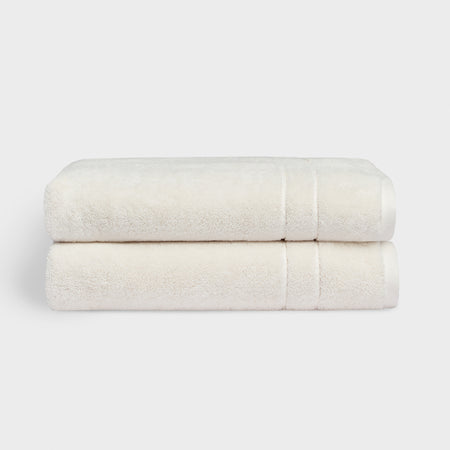 Premium Plush Bath Towels in Seashell - Cozy Earth