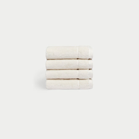 2 COZY EARTH White Premium Plush Hand Towels 20 x 30 800 GSM Bamboo