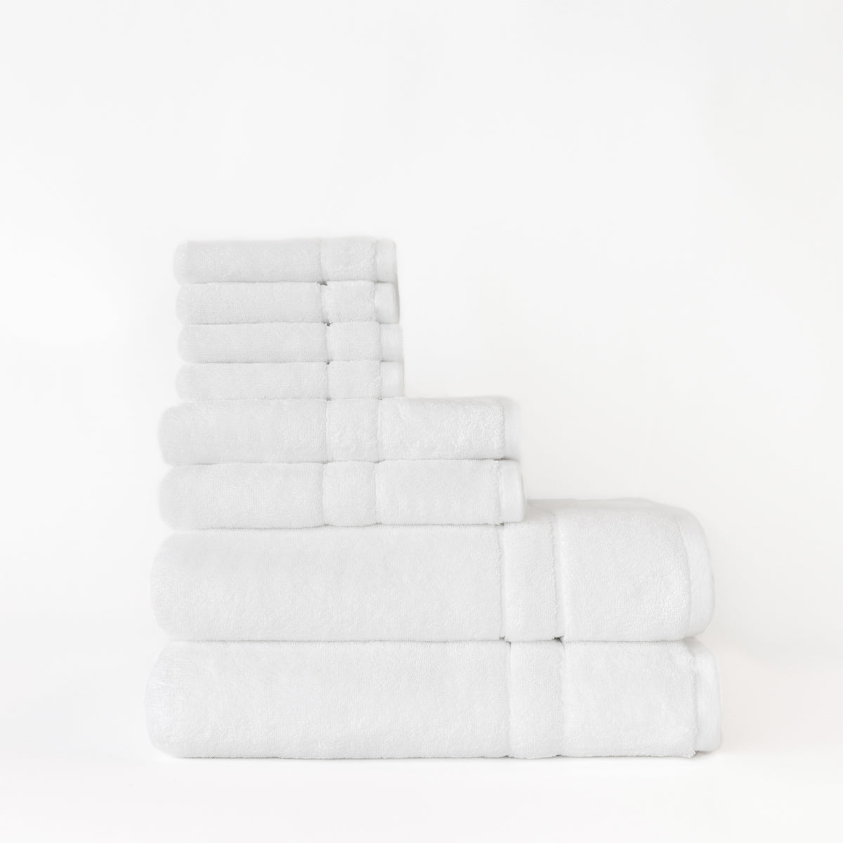 White Classic Luxury White Bath Towels Large - Circlet Egyptian