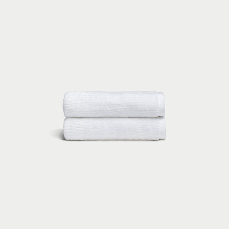 Premium Plush Hand Towels in Seashell - Cozy Earth