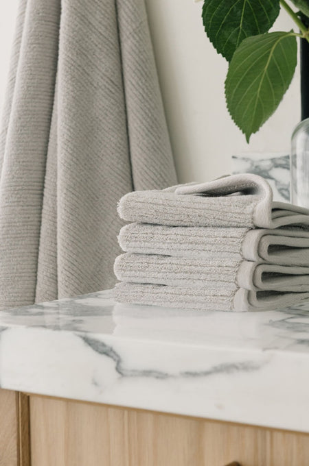 Hanging hand towel, Premium quality ribbed towel