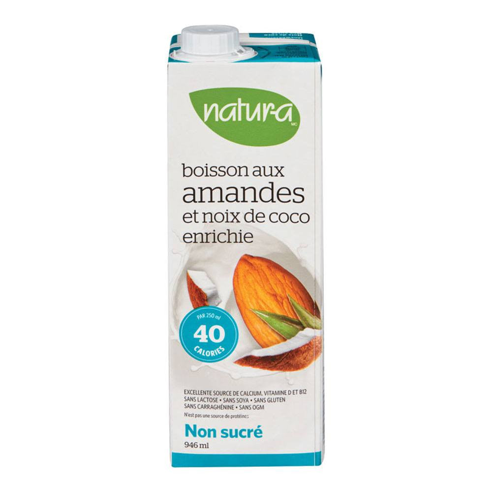 NATURA, SWEET-FREE COCO NUT AMOND ALMOND DRINK, 946 ML- Marché Nuvo