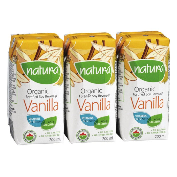 NATURA, BOISSON AU SOYA BIO VANILLE SANS-GLUTEN, 200 ML— Marché Nuvo