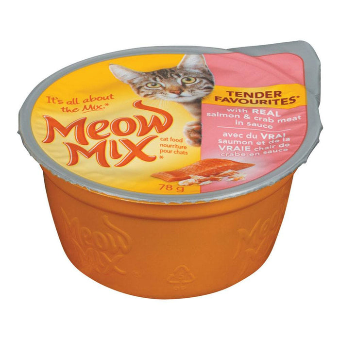 Meowmix Nourriture Chat Saumon Crabe 78 G Marche Nuvo