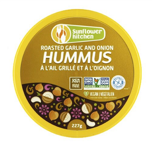 COCINA DE GIRASOL, HUMMUS GARLIC, 227G- Nuvo mercado