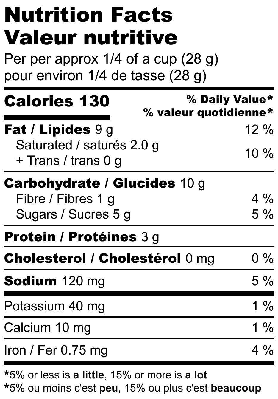 Nutritional Label 4