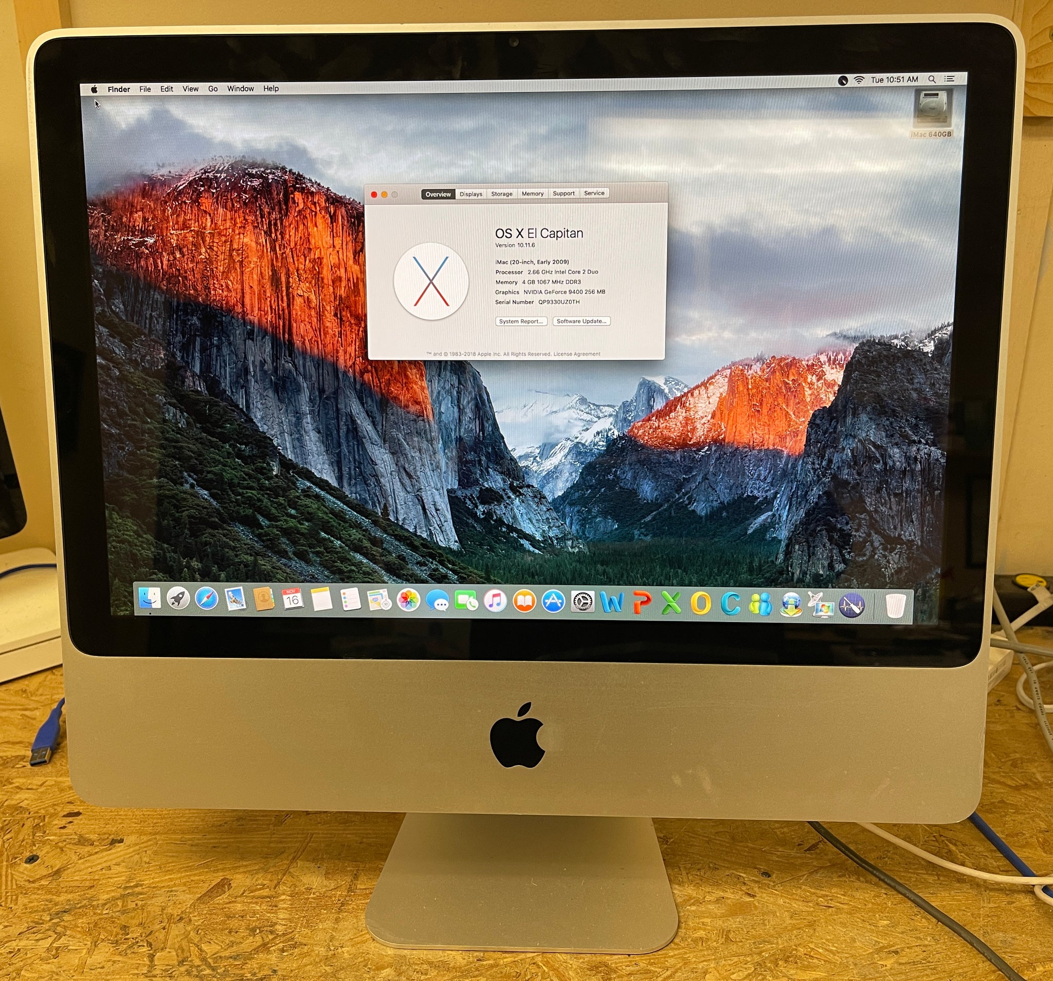 Apple アップル iMac アイマック A1224 20インチ - デスクトップ型PC