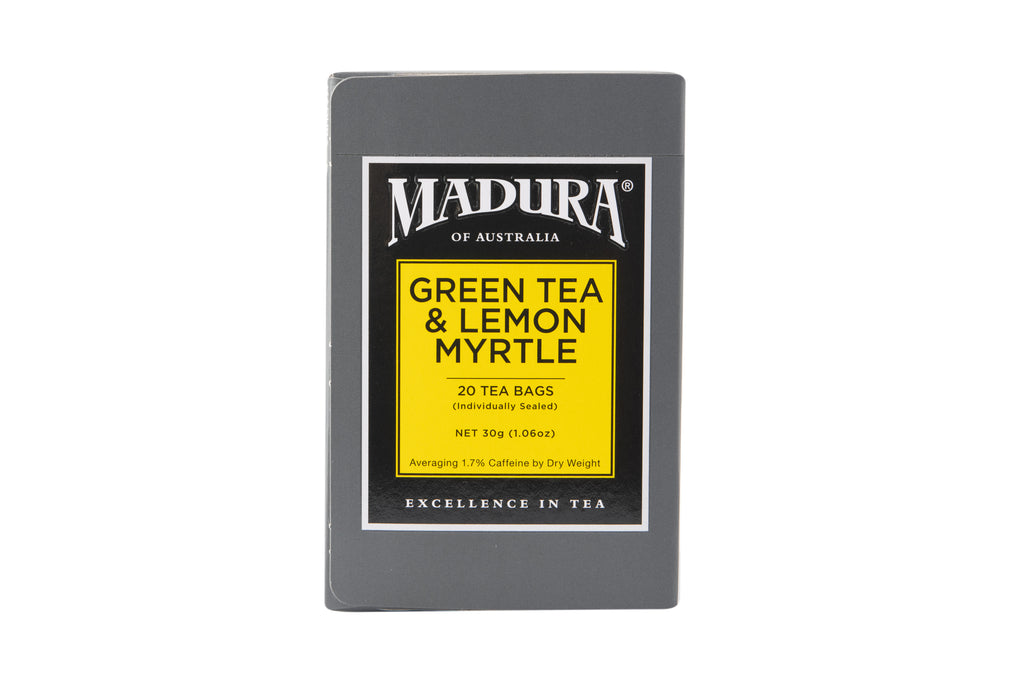 Green Tea & Australian Lemon Myrtle 20 Teabags (6-Pack)