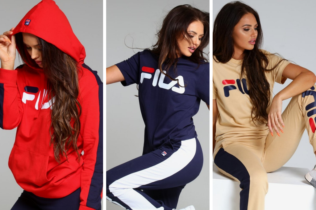 Fila Women's Logo Malia Sherpa Fleece Jogger Pants - ShopStyle